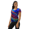 Bursting With Color Women's Athletic T-shirt