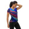 Bursting With Color Women's Athletic T-shirt - Image 2
