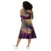 Flowing Into Delight Long Sleeve Midi Dress - Image 4