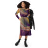 Flowing Into Delight Long Sleeve Midi Dress