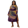 Flowing Into Delight Long Sleeve Midi Dress - Image 5