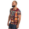 Windows in Santa Fe Men's Athletic T-shirt - Image 3