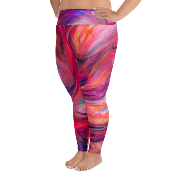 Swirling With Joy Plus Size Leggings - Image 3