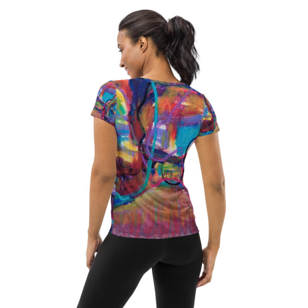 Happy Gossip Women's Athletic T-shirt - Image 3