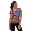 Happy Gossip Women's Athletic T-shirt - Image 4