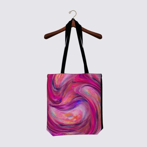 Swirling with Joy Scuba Tote Bag