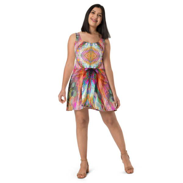 Love Cascading Skater Dress