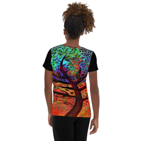 Woodwind Song Women's Athletic T-shirt - Image 2