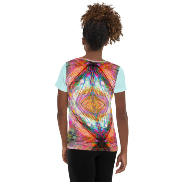 Love Cascading Women's Athletic T-shirt - Image 2