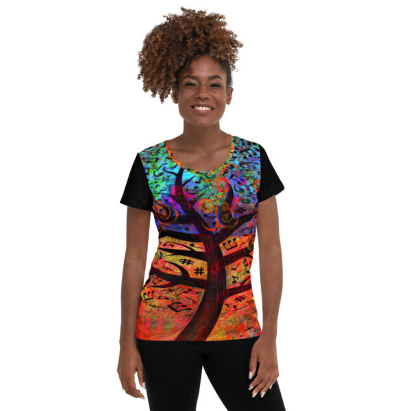 Woodwind Song Women's Athletic T-shirt
