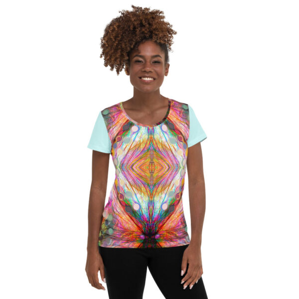 Love Cascading Women's Athletic T-shirt