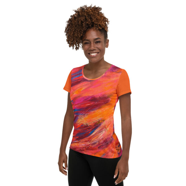 Colorful Passages Women's Athletic T-shirt - Image 3