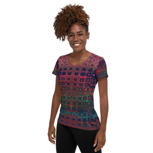 Shades of Connection Women's Athletic T-shirt - Image 4