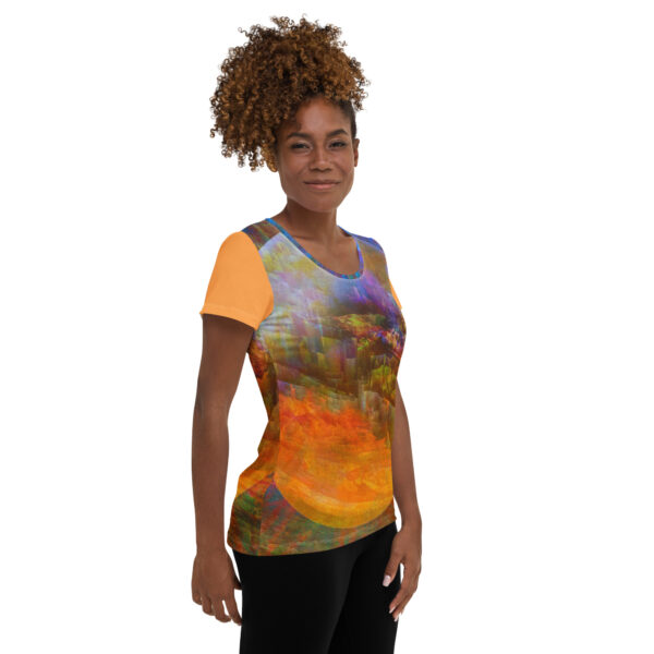 Moon of Dreams Women's Athletic T-shirt - Image 4