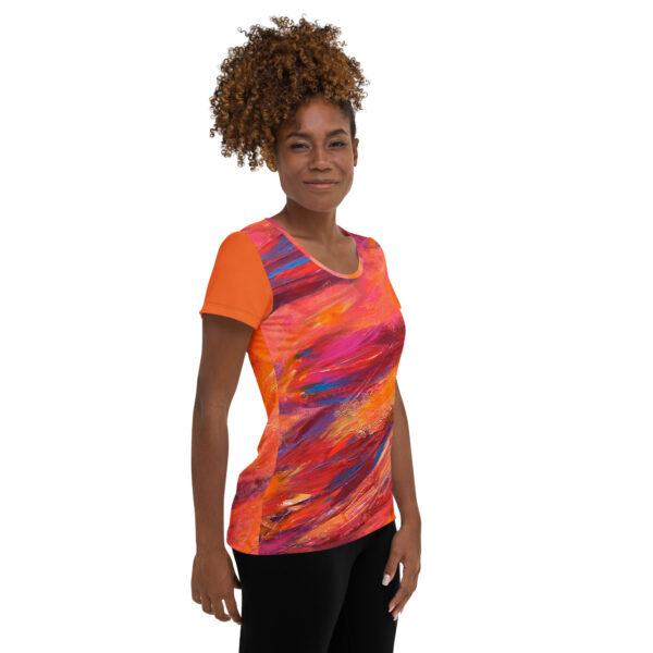 Colorful Passages Women's Athletic T-shirt - Image 4