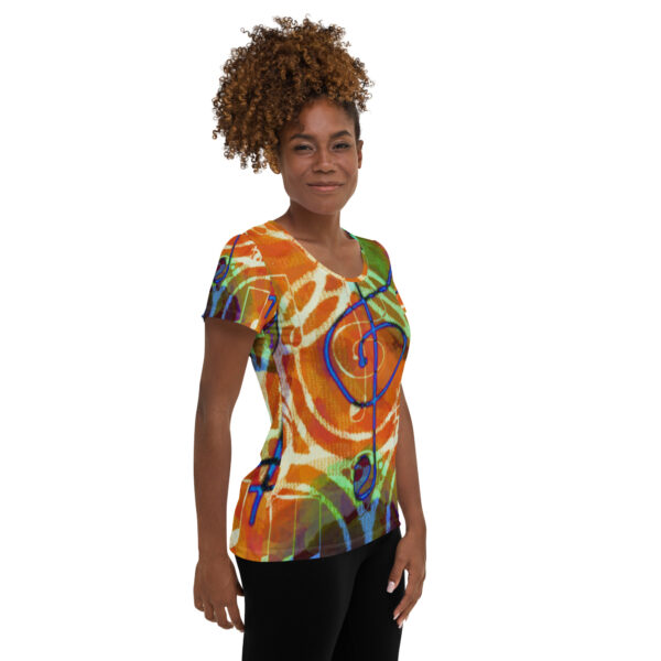 The Note Has It Women's Athletic T-shirt - Image 4