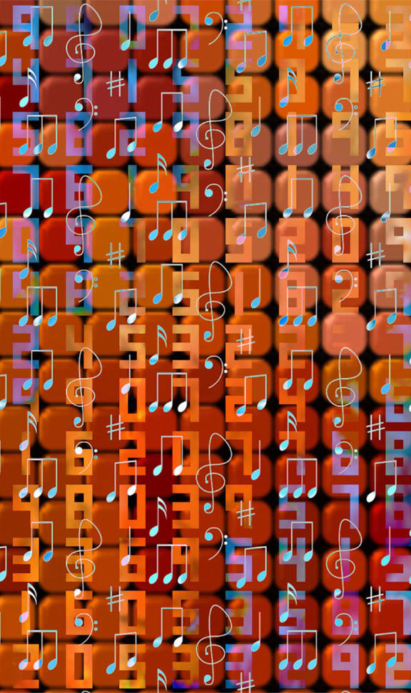 an orange symphony digital art1
