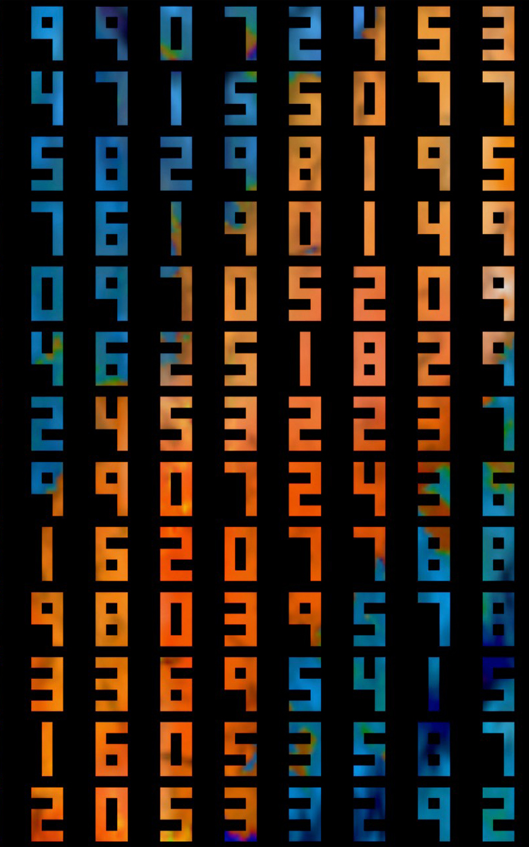 Aglow in numbers digital art1