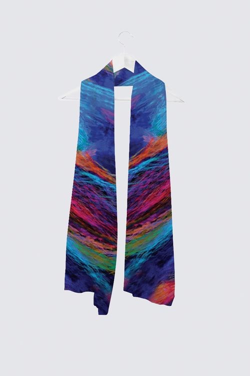 Bursting with Color Vivienne Scarf 1 Bursting with Color Vivienne Scarf